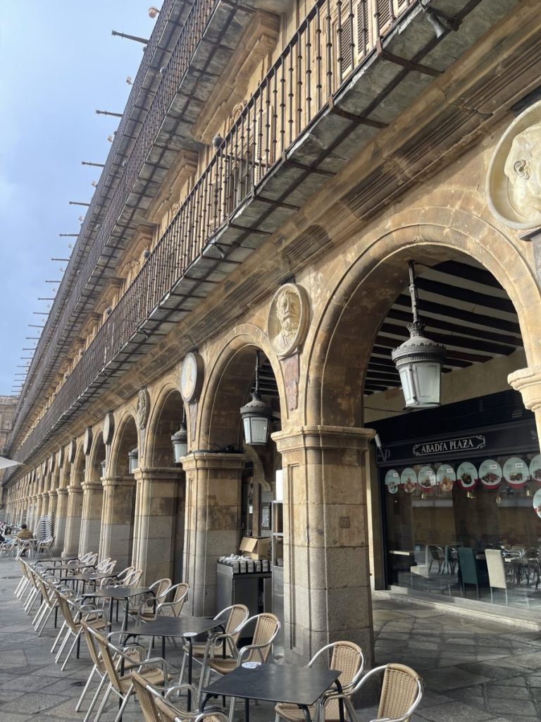 The Main Square in Salamanca, Spain.