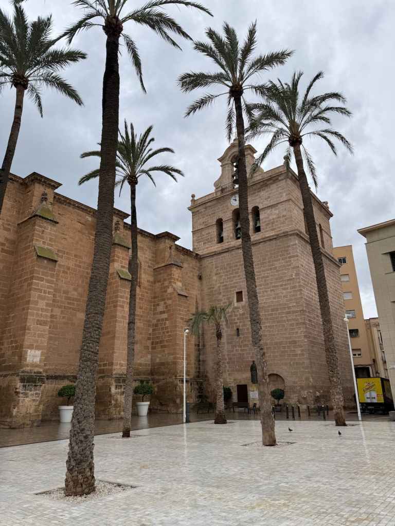 The cathedral in Almeria, Spain