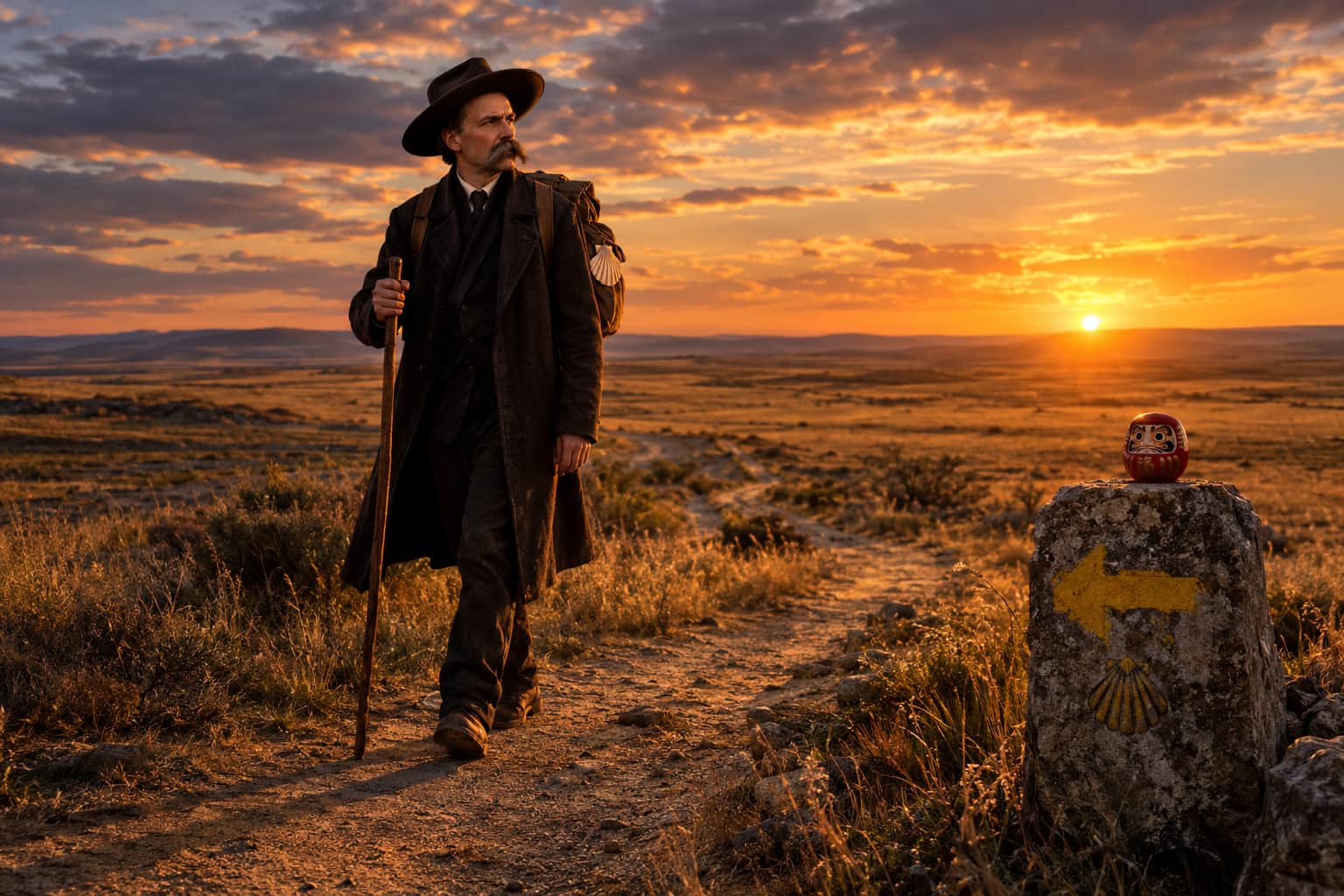 Fall Down Seven Times: Nietzsche, the Camino and the Myth of the Cavalry